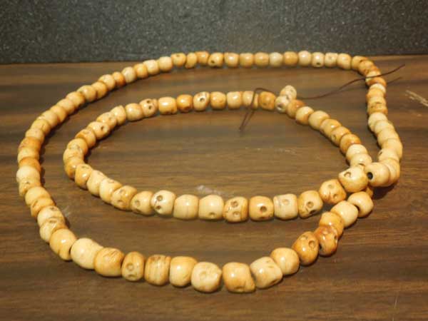 Vi  Bone Skull Beads108 gp XJ̐