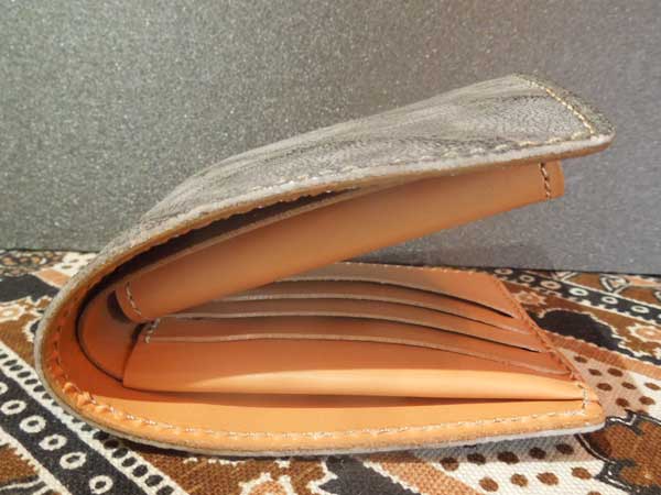 KC's Leather Craft ۊv̓܂̍z rtH[h Santa Fe Elephant Wallet O[