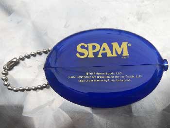 US Rubber Coin CaseACoin Purse/Spam-Blue