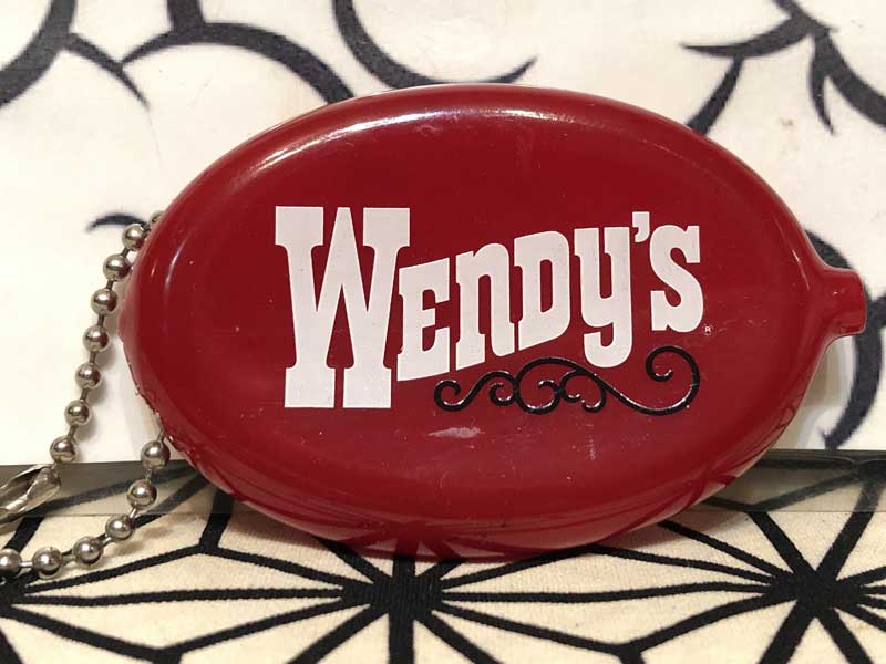 US Rubber Coin CaseACoin Purse/WENDY'S Red