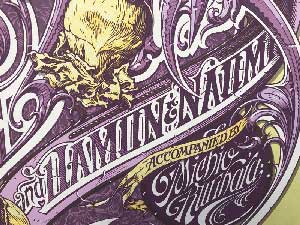 Vintage Screen-print /Aaron Horkey -Boris Roaring Silence Revue 07 ���M�T�C�� & �i���o�����O���@�V���N�v�����g�|�X�^�[