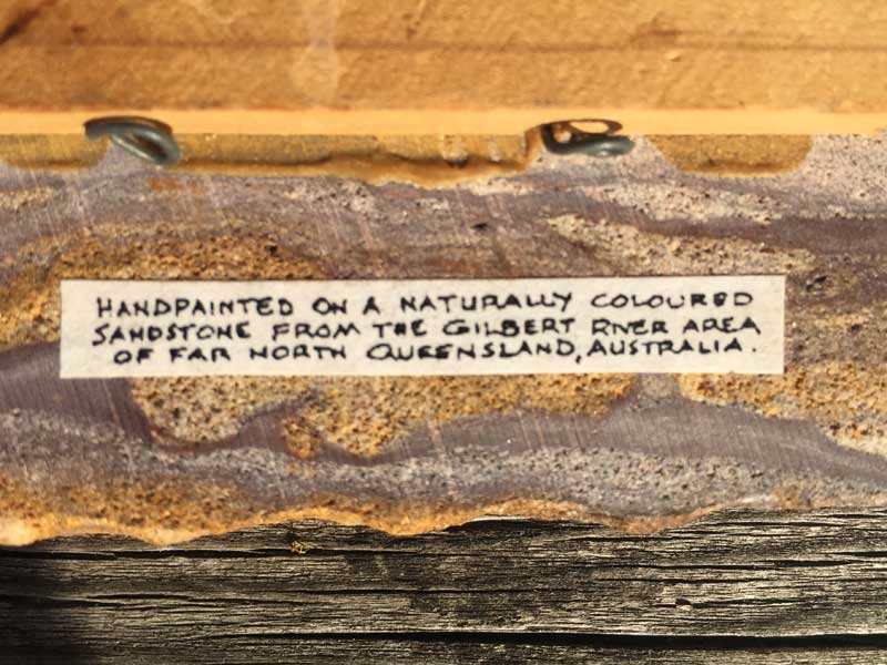 AntiqueAVintage Handpaint SandStone ArtAre[W Xg[ A[gAVR΂̎菑̃A[g