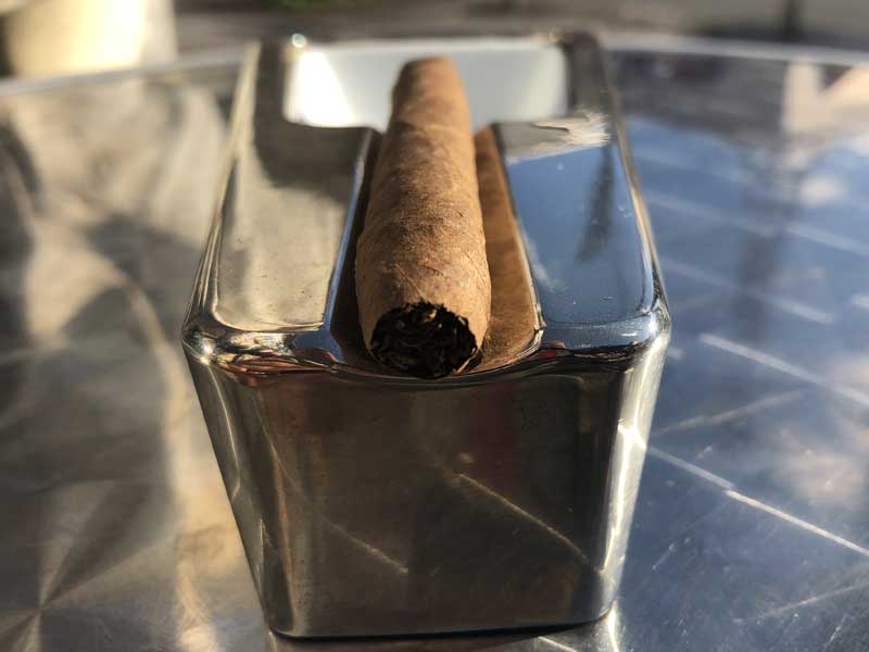AntiqueAVintage Cigar Ashtray/AeB[N re[W ~[bL@VK[pDM
