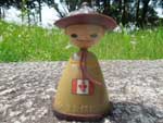 大阪万博 Expo70 世界風俗人形　住友信託銀行の貯金箱 カナダの男の子　