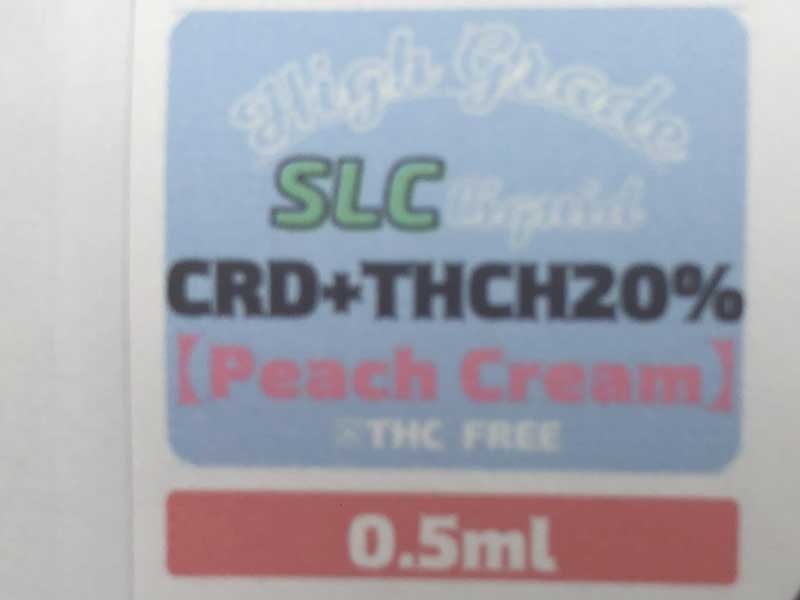 Second Life CBD/THCH & CRD Lbh/Peach Cream THCH 20%ATHCHLbh 1ml & 0.5ml