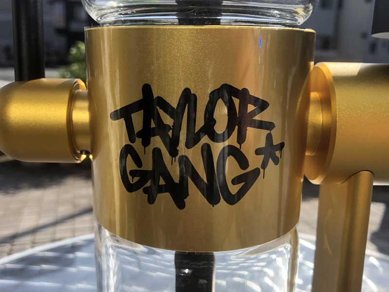 Stundenglass ~ Taylor Gang/Gold - Gravity Bong Wiz Khalifa