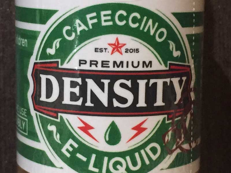 フィリピン製 Vape E-Juice DENSITY CAFECCINO 50ml/デンシティ カフェチーノ コーヒー味