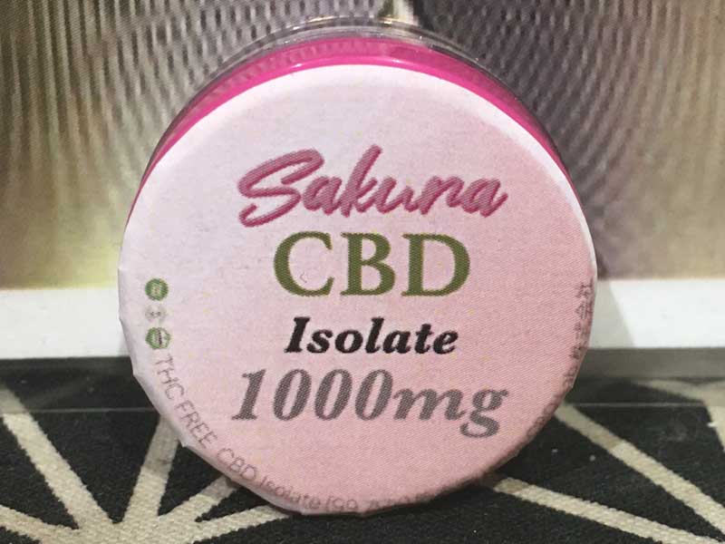 Sakura CBD Isolate 99.75%ȏZx TN CBDAC\[g1000mg 