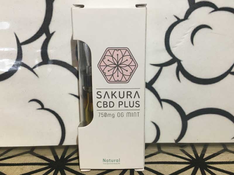 Sakura Spectrum Cartridge 1.0ml OG Mint CBD 750mg  CBD75% u[hXyNg CBD J[gbW