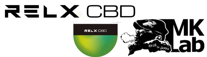 国産Vape Eリキッド ブランドMK Labが展開する RELX CBDとのPOD型 コラボ CBDリキッド　7フレーバー