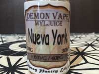 フィリピン製リキッド Demon Vape Nueva York デーモンベイプ ニューヨーク　チーズケーキ味 x RY4