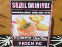 日本製 e-Liquid Skull Original Peach Yogurt、スカルオリジナル ピーチヨーグルト