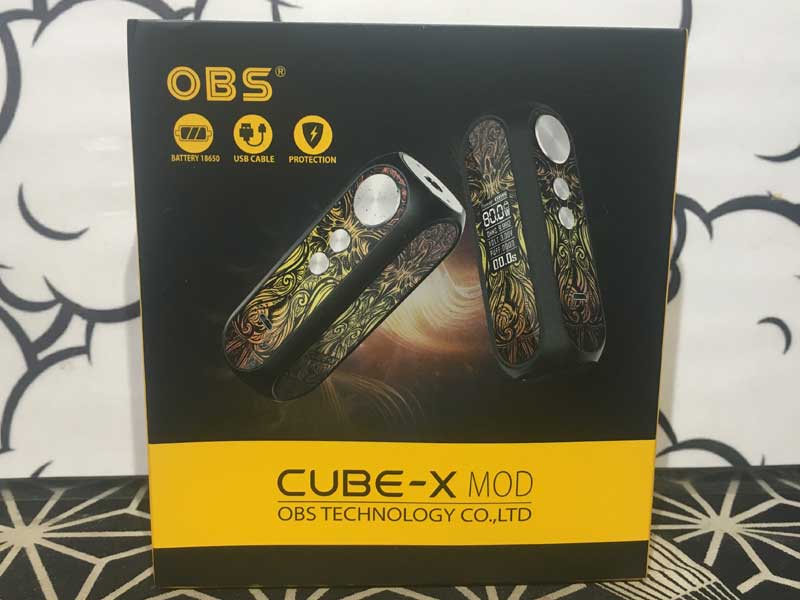 Vape Box Mod OBS Cube X Mod I[r[GX L[u X GbNX 