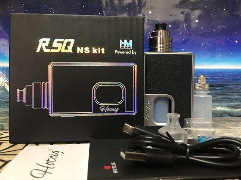 Hotcig RSQ NS Kit （RDA、コイル使用）本体通電確認のみ使用