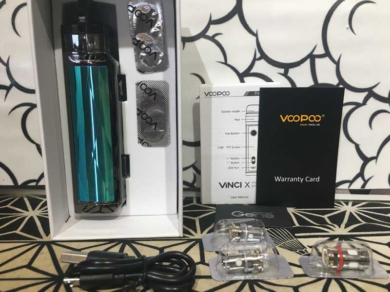 Voopoo VINCI X 70W Mod Pod System Kit 5.5ml@u[v[ r`AB` |bh^X^[^[Lbg