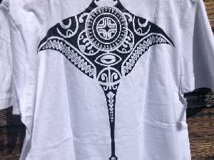 E'noiz Tribal Clothing S/S Tee /マンタ、エ・ノイズ Design by 大島 托(Tribal Tattoo Apocaript)