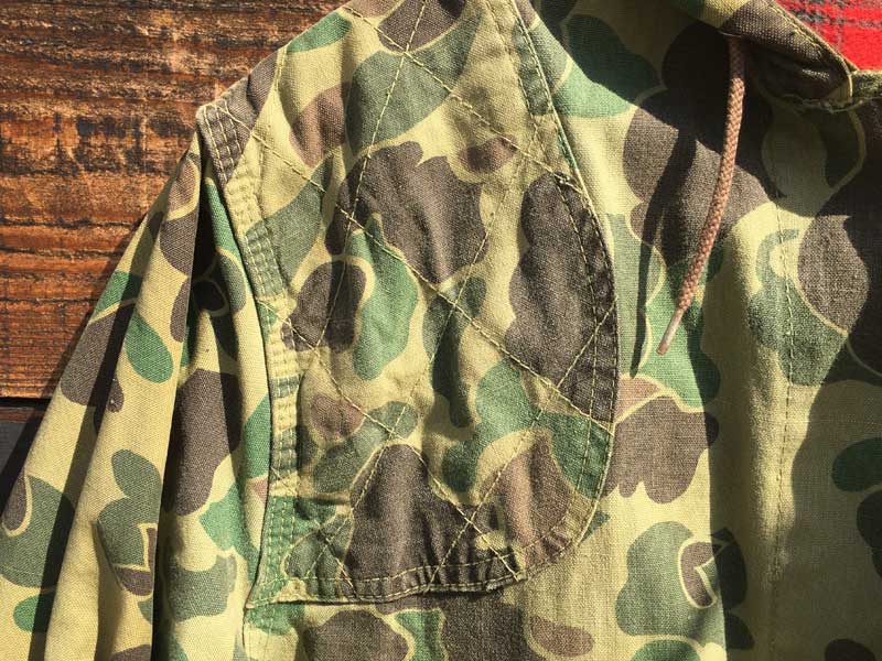 Vintage Hunting Camo Hunting JKT with hood ハンティングカモ柄の