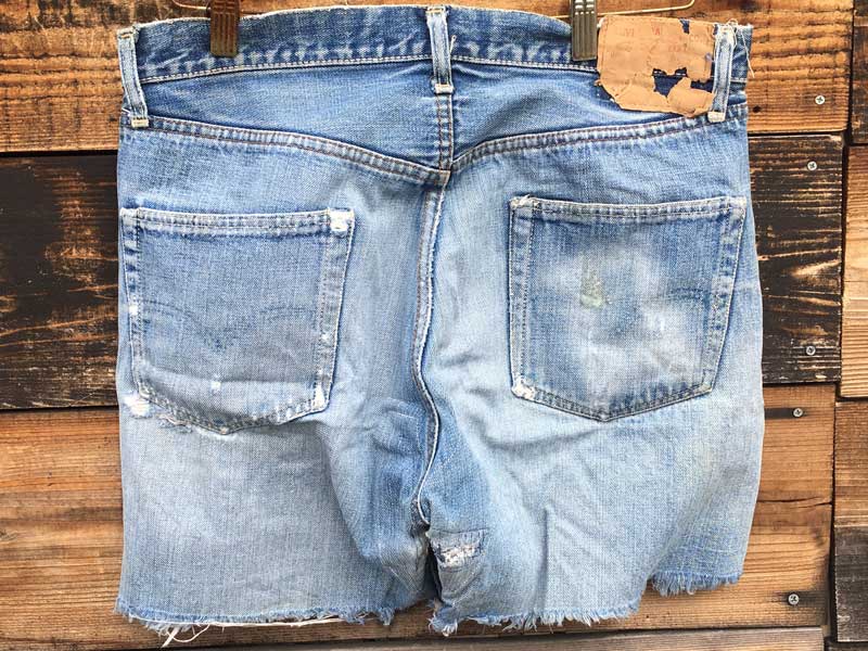 Vintage Cut Off Short Pants LEVS 501 Big E S-Type [oCX 501 rbNE S^CvV[gpc W82