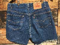 Used Cut Off Short Pants LEVS 501 レギュラー カットオフジーンズ W80