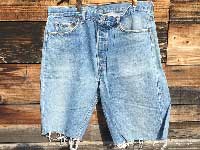 Used Cut Off Short Pants LEVS 501 レギュラー カットオフジーンズ W90