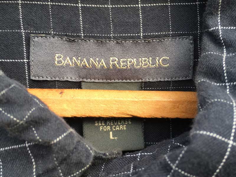 Used Banana Republic B.D. Check Shirts 、US古着 バナナリパブリック チェック柄のボタンダウンシャツ