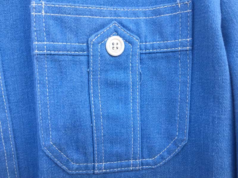 Vintage Used 1970's Lee Open Collar Shirts JKT 1970年代 リー オープンカラーのシャツジャケット/L