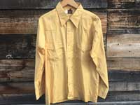 Vintage Used Lee Western Shirts AUSÒ 60N 70N re[W [ EGX^Vc Yellow