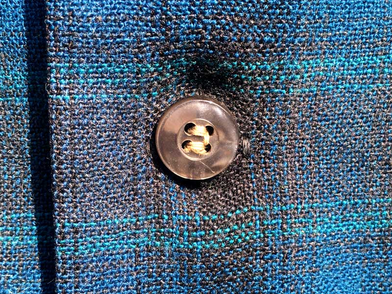Vintage、Used Pendleton Blue Gradation check Wool Shirts、US古着60年代 ペンドルトン ウールシャツ