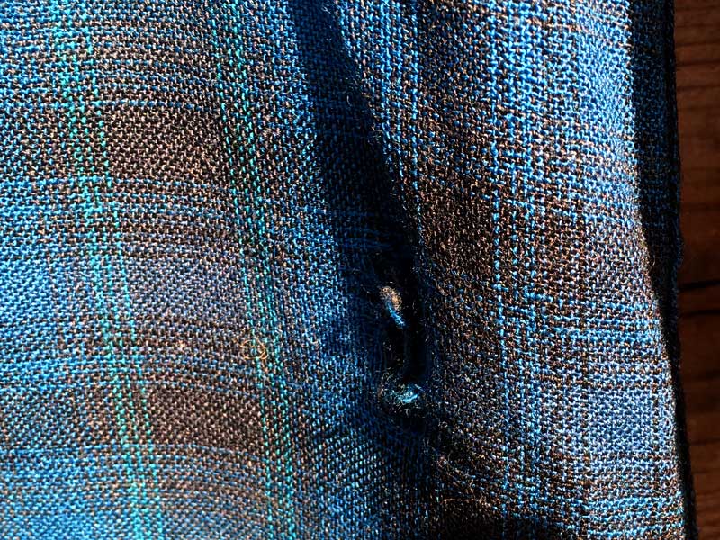 Vintage、Used Pendleton Blue Gradation check Wool Shirts、US古着60年代 ペンドルトン ウールシャツ