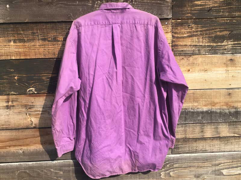 Used Polo Ralph Lauren B.D. Shirts Purple 、US古着 ポロ ラルフローレン ボタンダウンシャツ