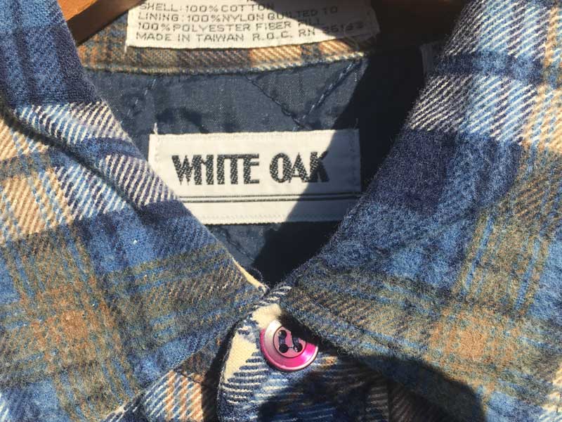 White Oak Quilting Nel Shirts US古着 防寒性も抜群 ホワイトオーク ライニング入のネルシャツ