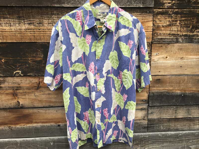 Used COOKE STREET Aloha shirts NbNXg[g ngt[vg̃AnVc