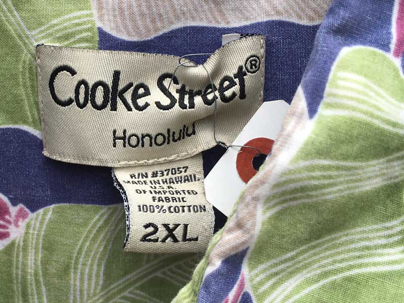 Used COOKE STREET Aloha shirts NbNXg[g ngt[vg̃AnVc