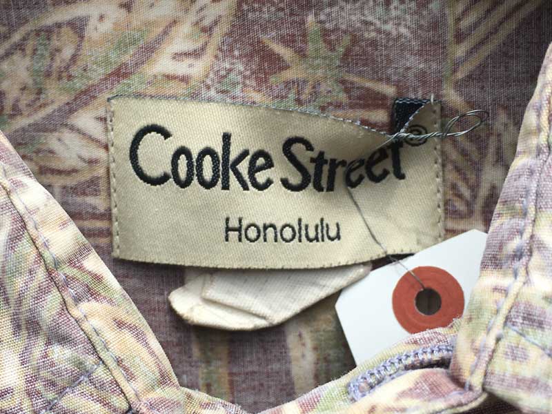 Used COOKE STREET Aloha shirts NbNXg[g 􉽊w͗l ng̃AnVc