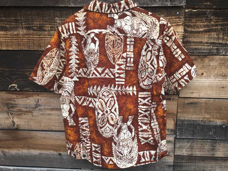 Vintage Aloha shirts Diamond Head Sports Wear Tiki/Made in Hawaii 