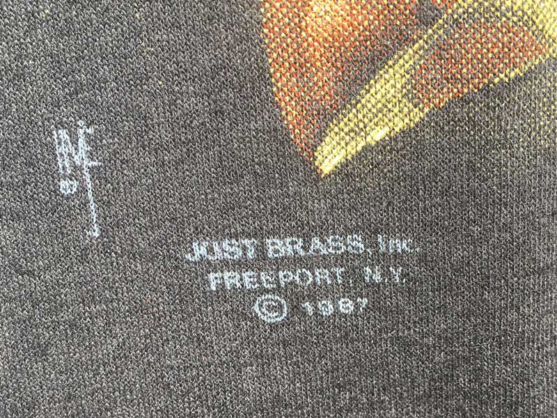 US Ò US Used S/S T-shirts 1980N Bad to the Bone  TVc
