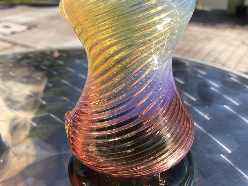 新品 Send Up Art Glass Incense Burner/Stand Dummy アートガラスのお香立て スタンドタイプ
