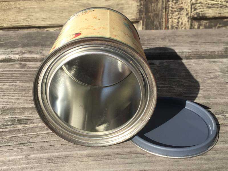 新品　Deadstock Retro Tin Can、アメリカン レトロなブリキ缶