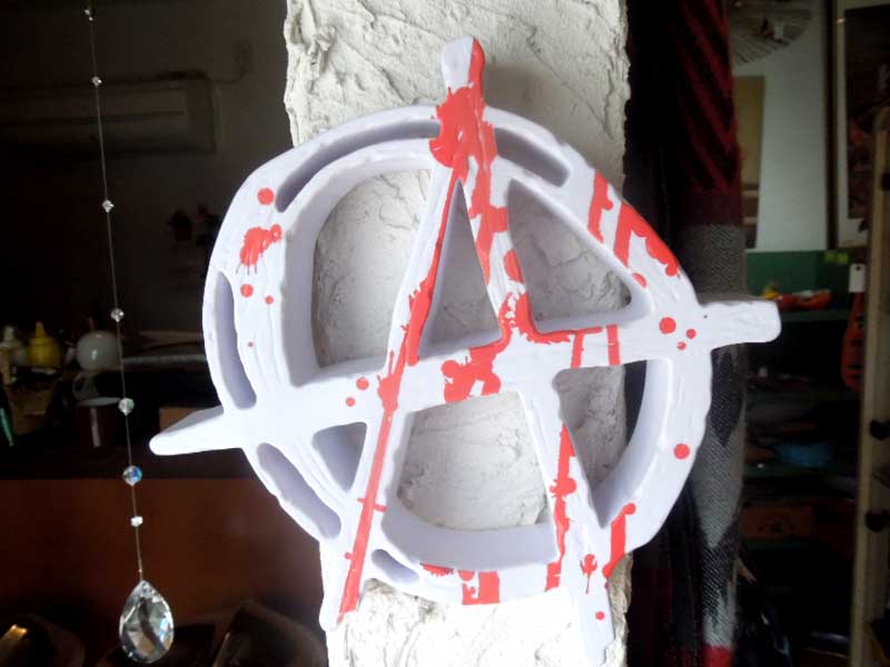 Frank Kozik/Anarchy Symbols TM@8 inchtBMA/colorFMurder