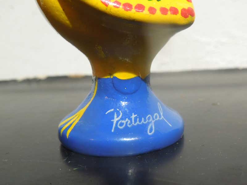 新品 ポルトガル製 メタル製のガロ（ニワトリ、雄鶏）のオブジェ