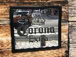 CORONA EXTRA Pub Mirror 木枠付きの コロナ パブミラー