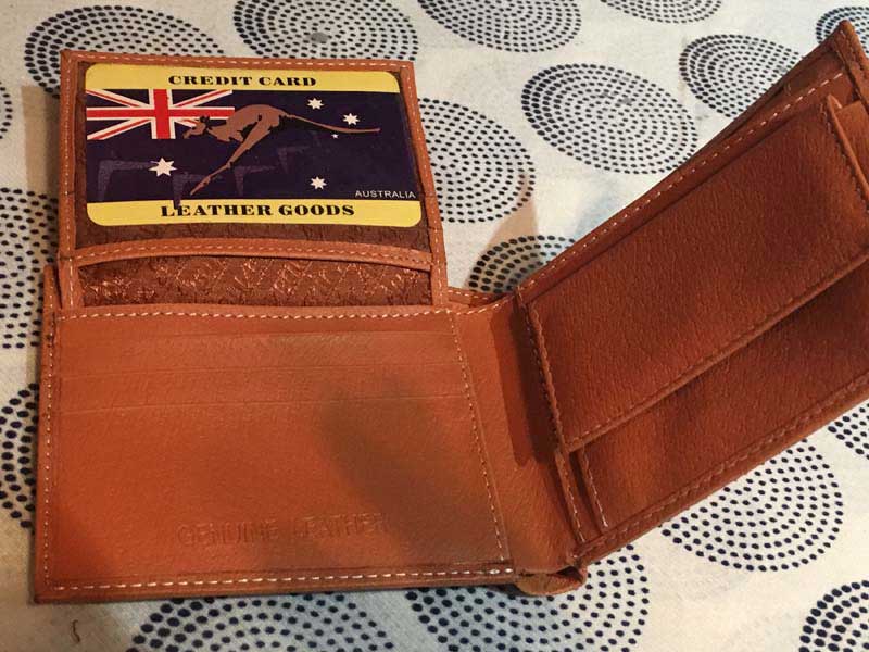 Australia Kangaroo Leather Wallet オーストラリア製 カンガルー革の革財布