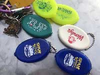 Made in USAのRubber Coin Case、Coin Purse ラバー コインケース、7up、Wendy's、Spam、Rat Fink