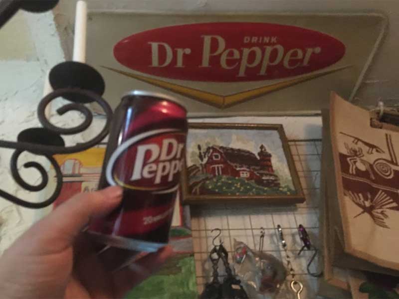 Vintage 1960's Dr.Pepper 60N hN^[ybp[Be[W̃z[[AuL̊Ŕ