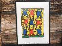 Vintage Keith Haring Pop Art/キースヘリング ポップアート ドイツ製 プリント