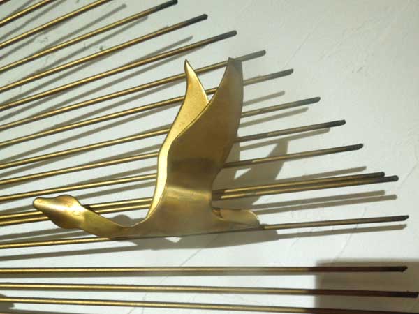 Sun Burst & Birds Metal Wall Scuipture by Curtis Jere To[Xgƒ̃EH[fRAJ[eBXWF@