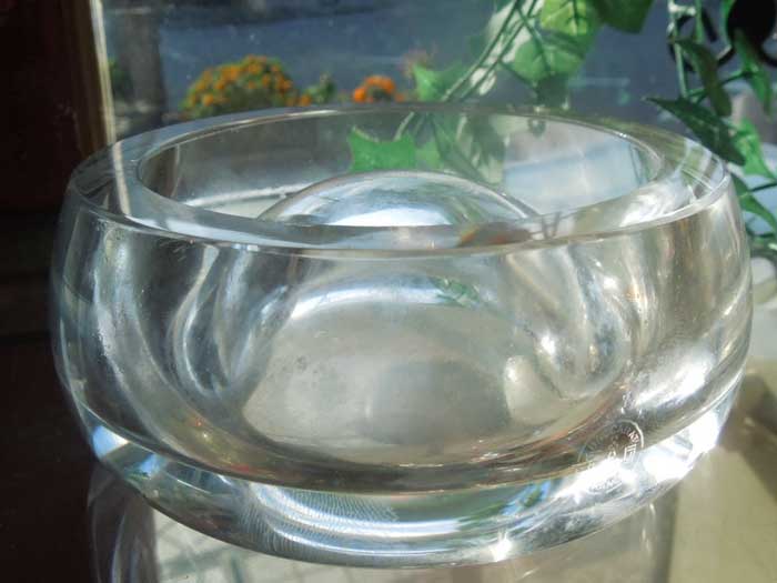 Used Baccarat France Crystal Glass Ashtray/バカラ フランス クリスタルガラス灰皿