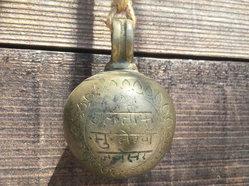 Antique、Used Tibetan Cow Bell、チベットのカウベル、ドアベル