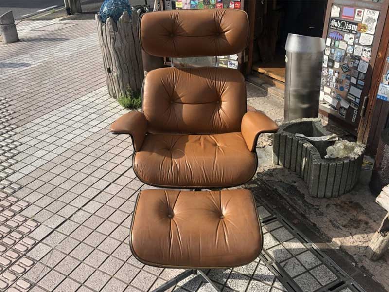 Vintage Lounge Chair & Ottoman　ビンテージ ラウンジチェア　オットマン付き、eamesファンにも！