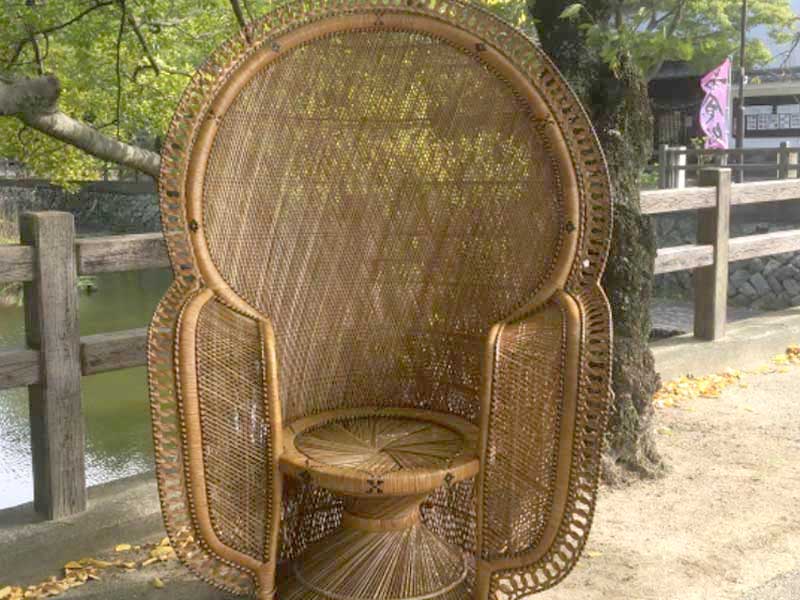 Vintage Peacock Chair、ビンテージ ピーコックチェア、エマニエルチェア、TIKI BAR、ティキバー